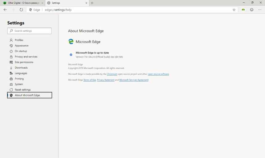 20190221082216_860_645 Primeiras impressões novo Microsoft Edge: a versão do navegador baseado no Chrome surpreende
